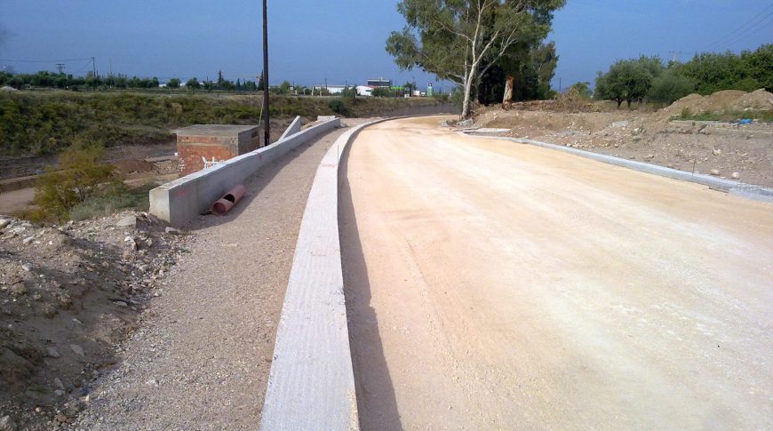 LAST WORKS OF THE PROJECT "PATRAS WIDE BYPASS CONNECTION TO THE NEW PORT & TO THE NATIONAL ROAD PATRAS-PYRGOS": CONSTRUCTION OF "GLAYKOS RIVER" LATERAL ROADS & OTHER WORKS AT THE PATRAS WIDE BYPASS CONNECTION