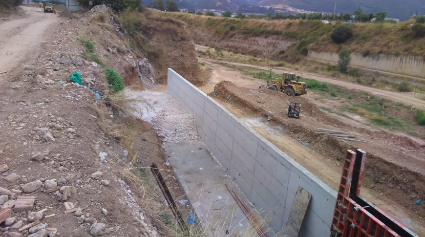 LAST WORKS OF THE PROJECT "PATRAS WIDE BYPASS CONNECTION TO THE NEW PORT & TO THE NATIONAL ROAD PATRAS-PYRGOS": CONSTRUCTION OF "GLAYKOS RIVER" LATERAL ROADS & OTHER WORKS  AT THE PATRAS WIDE BYPASS CONNECTION