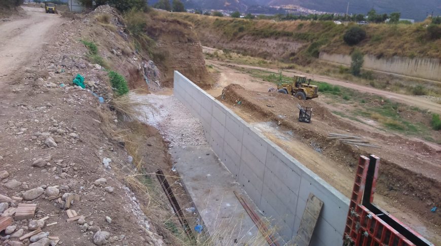 LAST WORKS OF THE PROJECT "PATRAS WIDE BYPASS CONNECTION TO THE NEW PORT & TO THE NATIONAL ROAD PATRAS-PYRGOS": CONSTRUCTION OF "GLAYKOS RIVER" LATERAL ROADS & OTHER WORKS AT THE PATRAS WIDE BYPASS CONNECTION