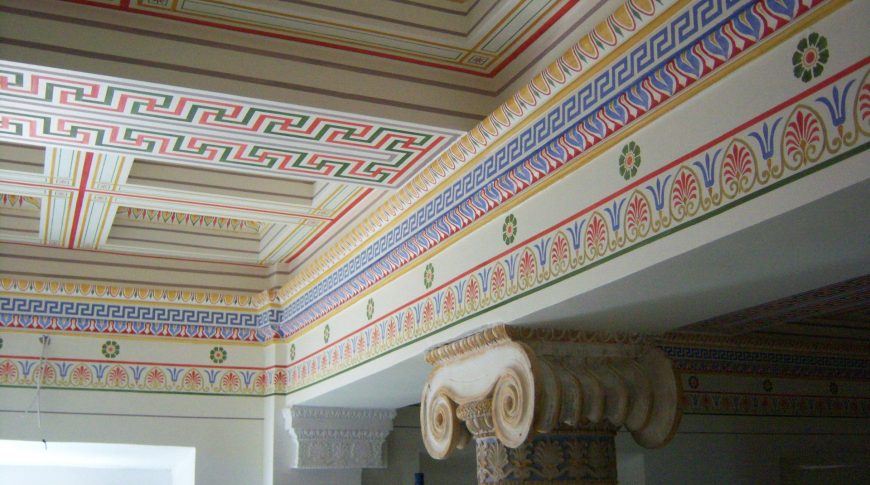 ARCHITECTURAL AND PAINTING DECORATION MAINTENANCE OF PANAGIOTOPOULOS' STORED BUILDING