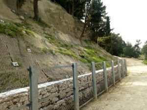 FASTENING OF THE ROCKY SLOPES AND THE DANGEROUS PARTS IN THE AREA OF "MINOTTO" BASTION AT THE CASTLE OF ZAKYNTHOS (1st PHASE)